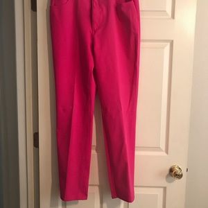 Hot pink Escada slacks